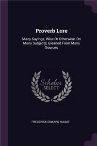 Proverb Lore