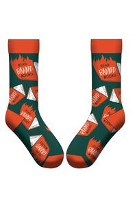 Banned Books (Flames) Socks