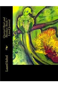 Quetzel Bird and Monkey Bush Lined Journal