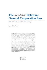 The Readable Delaware General Corporation Law