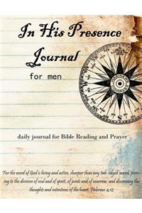 In His Presence Journal for Men
