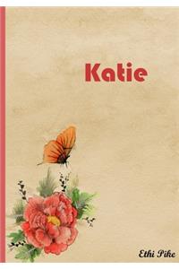 Katie - Butterfly Notebook / Extended Lines / Soft Matte Cover