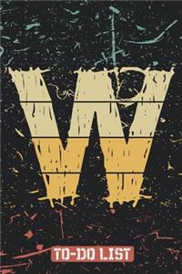 W To-Do List