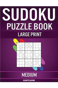 Sudoku Puzzle Book Large Print Medium