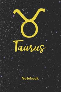 Zodiac Sign Taurus Notebook