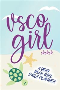 VSCO Girl On The Beach