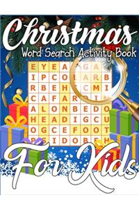 Christmas Word Search Activity Book for Kids