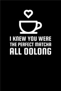 I Knew You Were The Perfect Matcha All Oolong