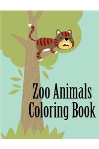 Zoo Animals Coloring Book
