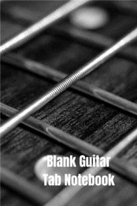 Blank Guitar Tab Notebook