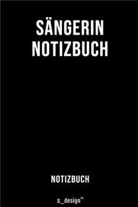 Notizbuch für Sänger / Sängerin