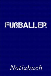 Fußballer Notizbuch