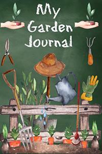 My Garden Journal: Garden Journal with Vintage American Seed Catalog Cover, 6x9 100 lined pages, great for garden notes.