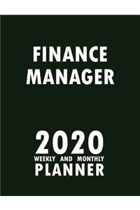 Finance Manager 2020 Weekly and Monthly Planner