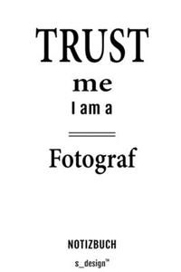 Notizbuch für Fotografen / Fotograf / Fotografin