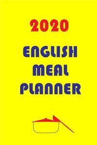 2020 English Meal Planner
