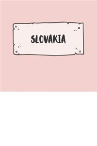 Slovakia: Ruled Travel Diary Notebook or Journey Journal - Lined Trip Pocketbook for Men and Women with Lines