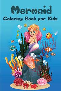 Mermaid Coloring Book for Kids