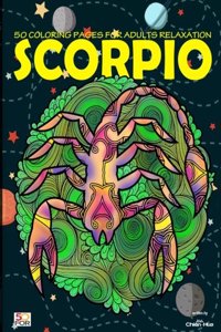 Scorpio 50 Coloring Pages For Adults Relaxation