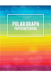 Polar Graph Paper Notebook
