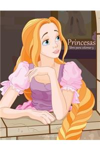 Princesas libro para colorear 3