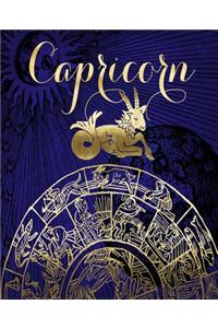 Capricorn Symbol Astrology Wheel Zodiac Sign Horoscope Comp Book 130 Pages