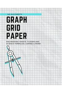 5x5 8x10 Sheets Graph Grid Paper
