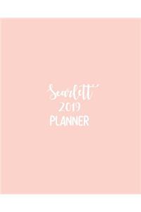 Scarlett 2019 Planner