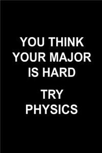 You Think Your Major Is Hard Try Physics