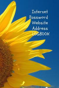 Internet Password Website Address Logbook