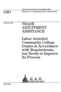 Trade adjustment assistance