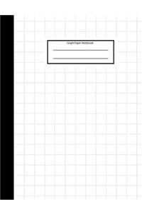 Graph Paper Notebook: 1/2 inch squares: 100 pagess Large Print 8.5x11 (Composition Books)