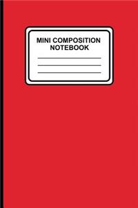 Mini Composition Notebook