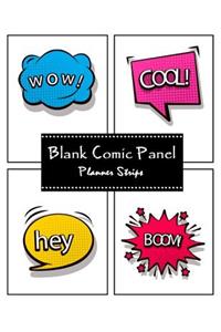 Blank Comic Panel Planner Strips
