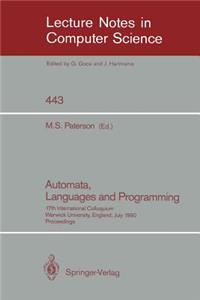 Automata, Languages and Programming