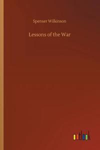 Lessons of the War