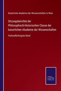 Sitzungsberichte der Philosophisch-Historischen Classe der kaiserlichen Akademie der Wissenschaften