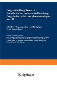 Progress in Drug Research / Fortschritte Der Arzneimittelforschung / Progrès Des Recherches Pharmaceutiques