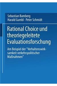 Rational Choice Und Theoriegeleitete Evaluationsforschung