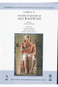 Annales Du Service Des AntiquitÃ©s de l'Egypte: Cahier No. 34: Studies in Honor of Ali Radwan