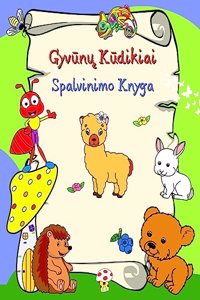 Gyvūnų Kūdikiai Spalvinimo Knyga