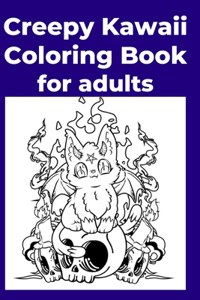 Creepy Kawaii Coloring Book for adults