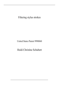 Filtering stylus strokes