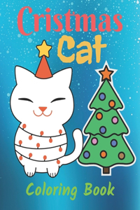 Christmas Cat Coloring Book