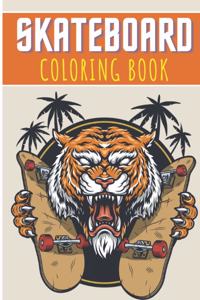 Skateboard Coloring Book