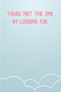 You'Re Not The One I'M Looking For