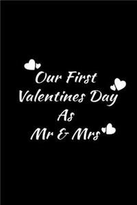 Our First Valentine As Mr & Mrs