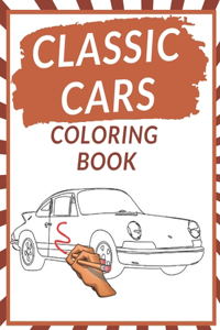 Classic Cars Coloring Book