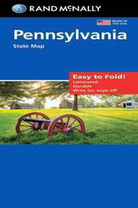 Rand McNally Easy to Fold: Pennsylvania State Laminated Map
