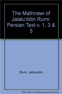 Mathnawí of Jaláluʾddín Rúmí